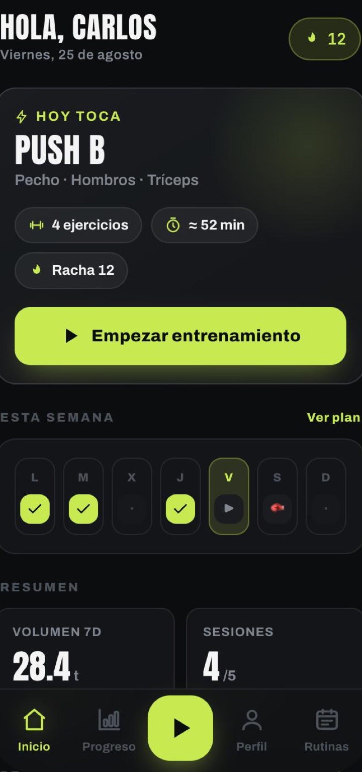 App Forge — panel del socio